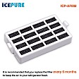 Icepure Filtre à air adapté à Bauknecht Microban HYG001 / 481248048173